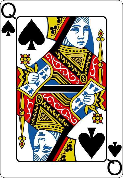 Queen of Spades Pallas Athena