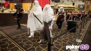 Gandalf the White spotted wearing sneakers at WSOP Main Event, Phil Hellmuth nowhere to be seen!