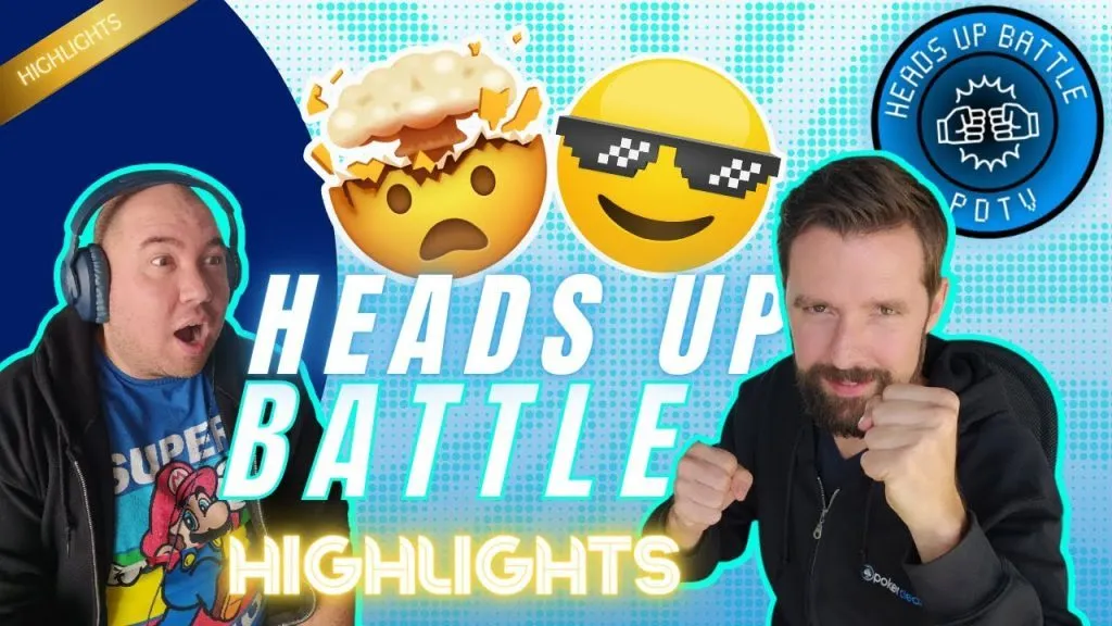 Heads Up Poker Battle – Stream Highlights 15/10 | Live Heads Up Poker Battle with Matt & Chris