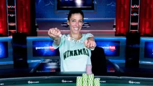 Leo Margets becomes first woman to lift an Open WSOP Trophy this year