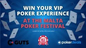 Win a VIP Poker Experience at the Malta Poker Festival With Guts Poker
