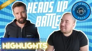Heads Up Poker Battle – Stream Highlights 24/09 Live Heads Up Poker Battle with Matt & Chris