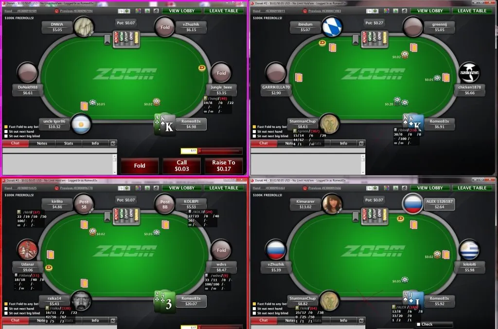 What is the Difference Between Online Fast Poker NL10 and NL25 Stakes?